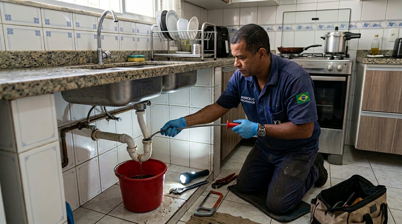 Ligação da Pia da Cozinha em Aracaju‑SE
