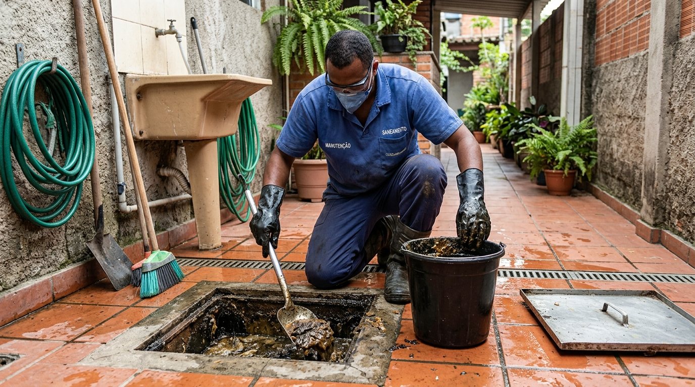 Limpeza de Caixa de Gordura Comercial em Aracaju‑SE